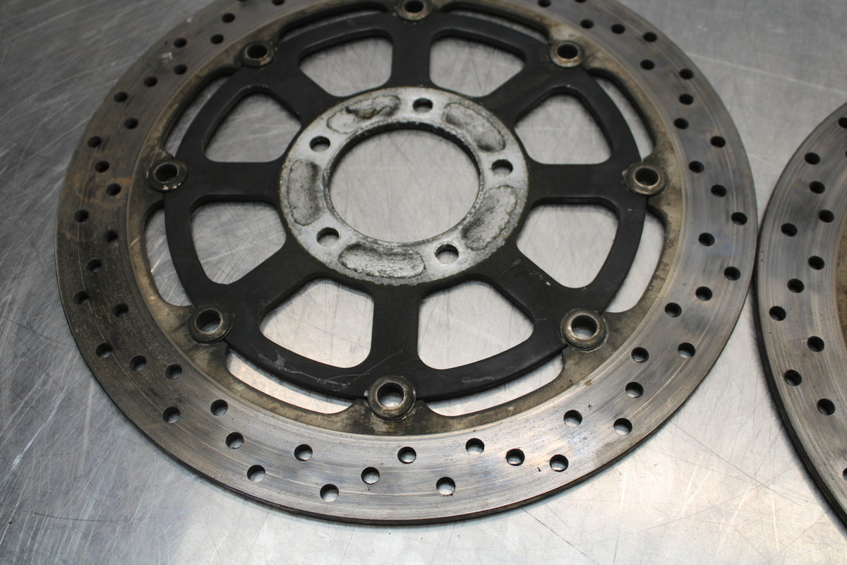 99-07 SUZUKI HAYABUSA GSX1300R FRONT LEFT RIGHT BRAKE ROTORS DISCS BB281
