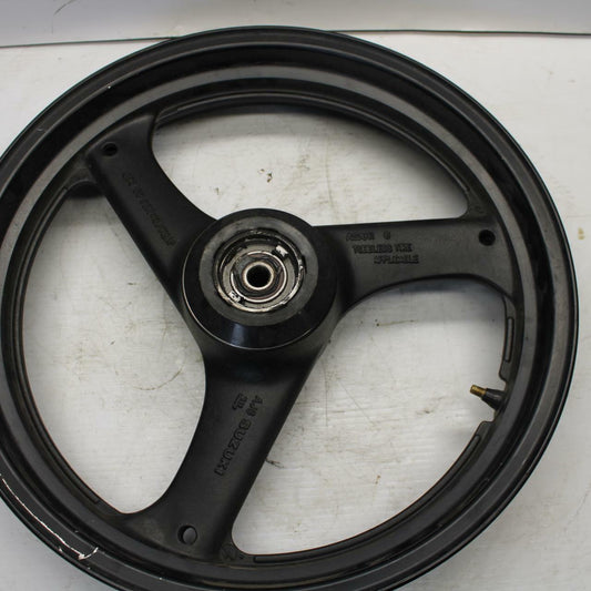 04-09 SUZUKI GS500F FRONT WHEEL RIM W TIRE 54111-34C01-291 55110-01D10 BB261