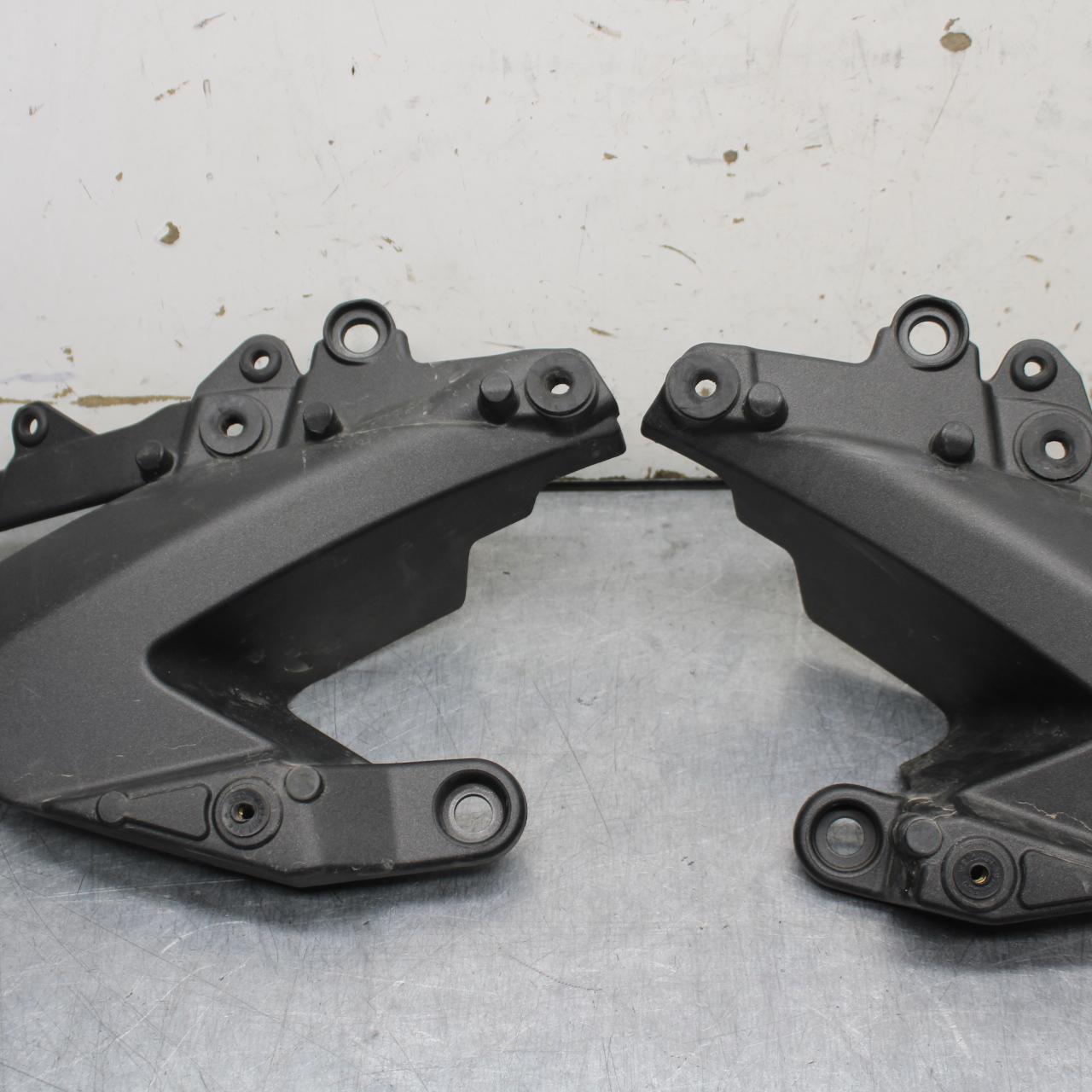 09-12 KAWASAKI NINJA ZX6R LEFT MID SIDE FAIRING COWL BB640