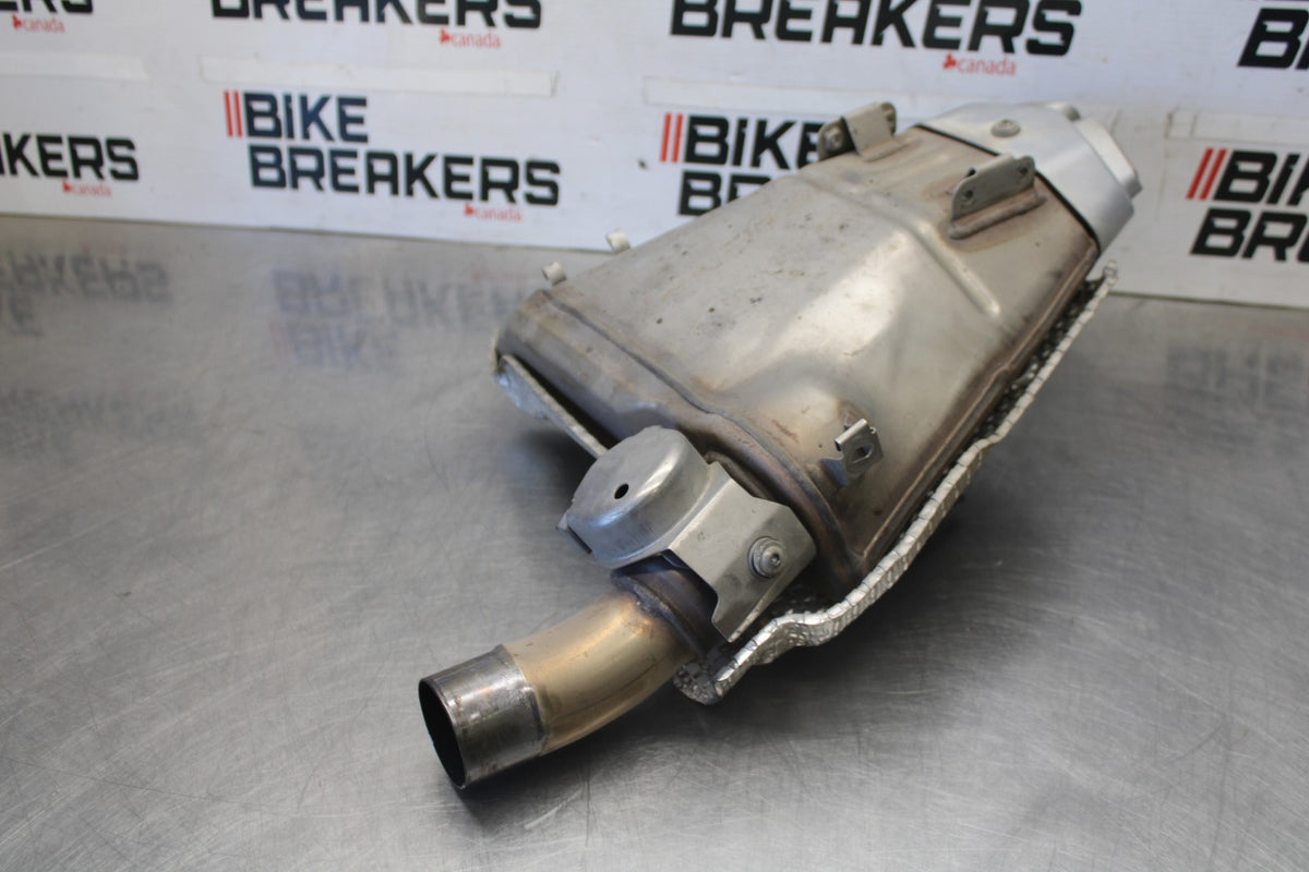 07-08 KAWASAKI NINJA ZX6R EXHAUST PIPE MUFFLER SLIP ON CAN SILENCER BB937