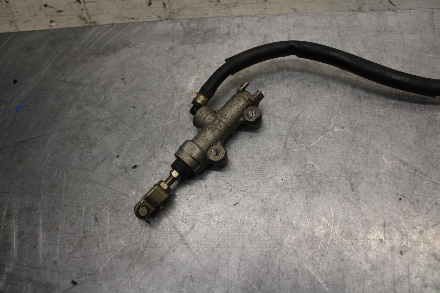 2005 Kawasaki Ninja 500R EX500D REAR BACK BRAKE MASTER CYLINDER W RESERVOIR BB36