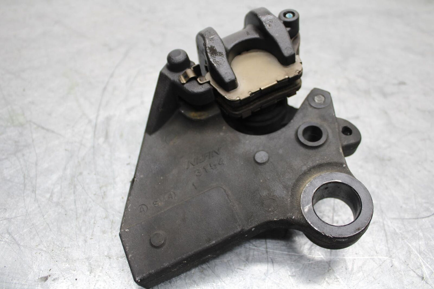 11-15 KAWASAKI ZX1000R REAR BACK BRAKE CALIPER W MOUNT BRACKET BB445