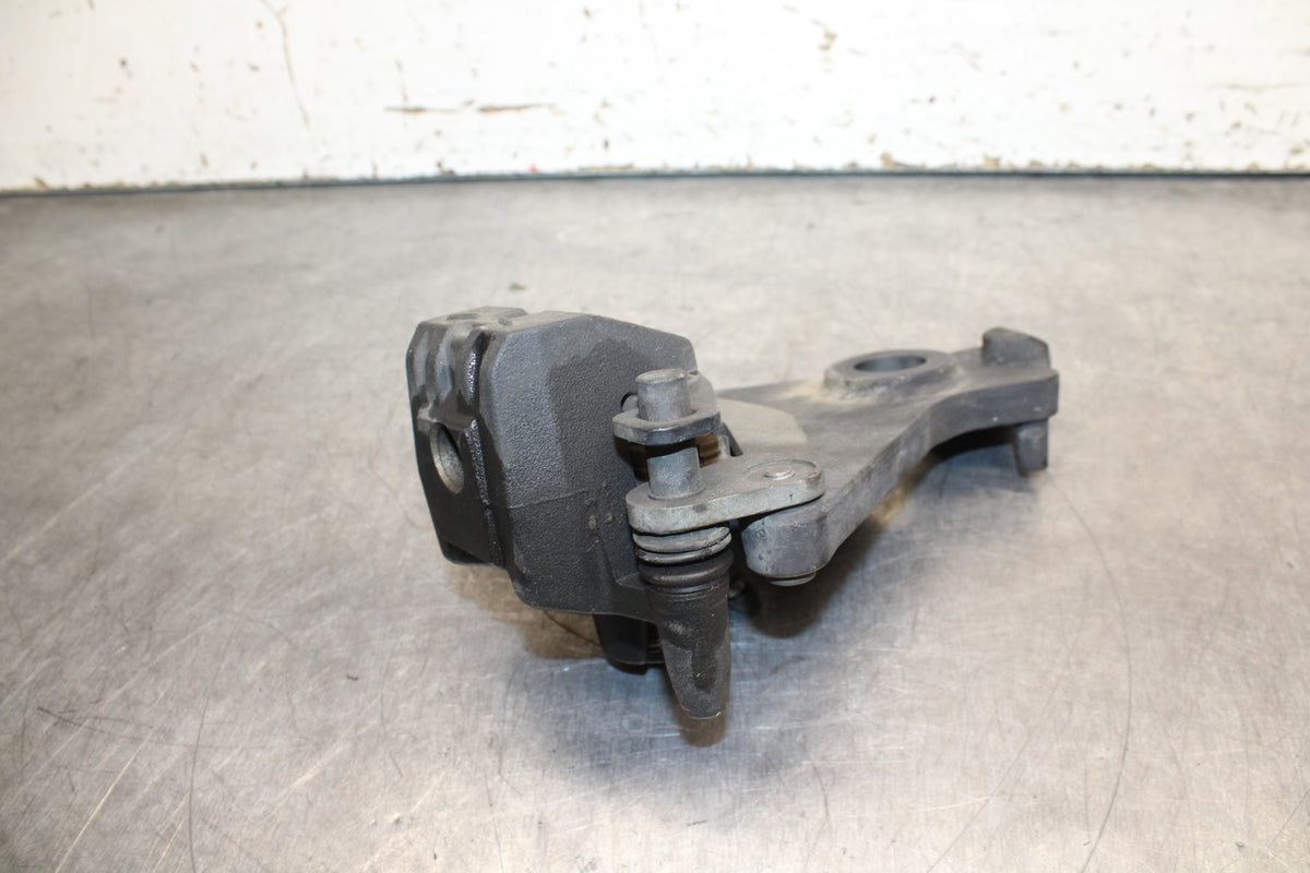 12-13 KAWASAKI Z1000 REAR BACK BRAKE CALIPER W MOUNT BRACKET BB743