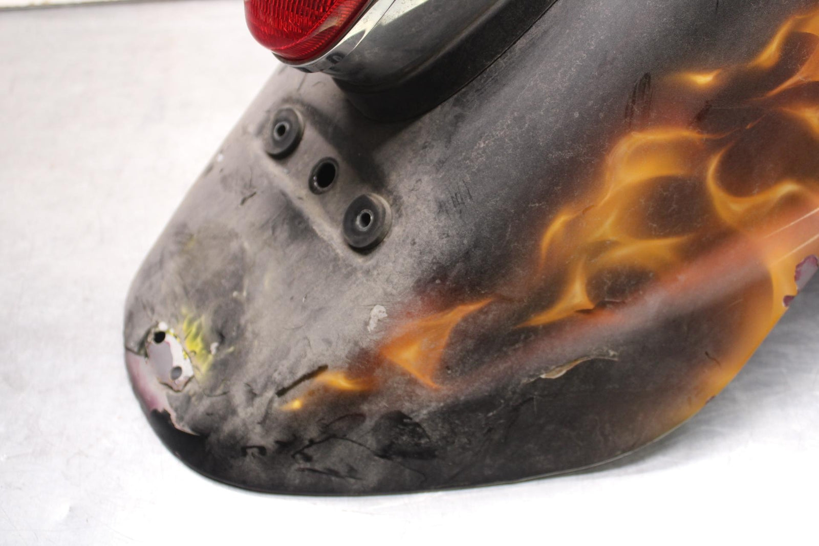 03-08 KAWASAKI VULCAN 1600 REAR BACK WHEEL FENDER MUD GUARD BB616