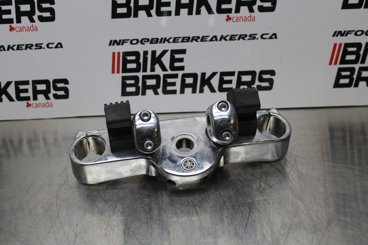 09 YAMAHA ROYAL STAR XVZ1300TF VENTURE FORKS UPPER TRIPLE TREE CLAMP BB151