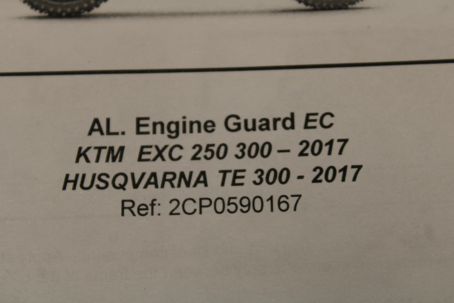 17 KTM 250 300 EXC CROSSPRO LOWER BOTTOM SKID PLATE GUARD SHIELD