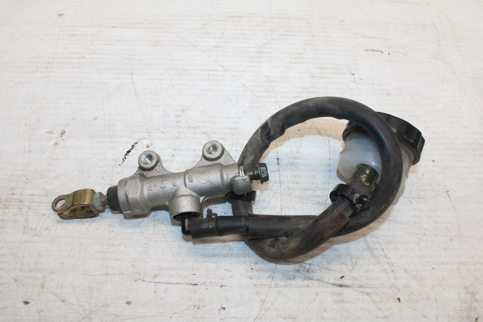 06-07 KAWASAKI NINJA 650R EX650A BACK BRAKE MASTER CYLINDER W RESERVOIR BB271