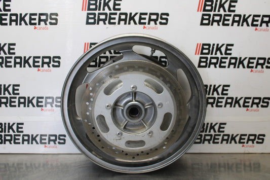08 KAWASAKI VULCAN 1600 VN1600D NOMAD FRONT WHEEL FRONT RIM & ROTORS BB904