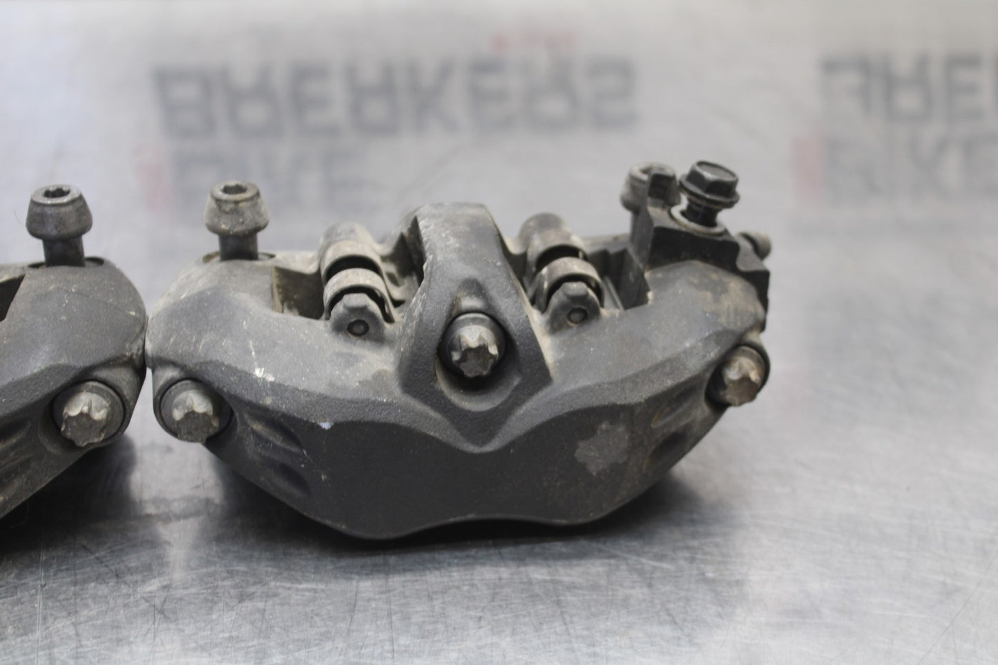 07-08 KAWASAKI NINJA ZX6R RIGHT LEFT FRONT BRAKE CALIPER SET PAIR CALIPERS BB203