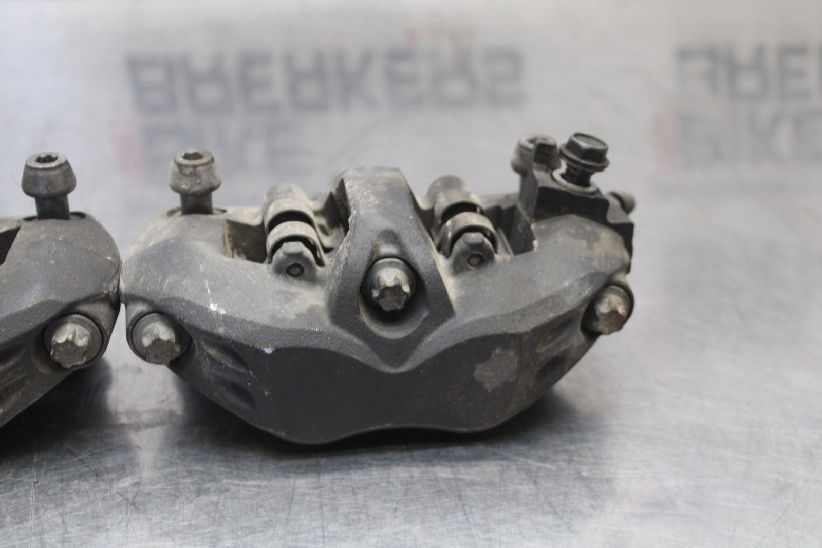 07-08 KAWASAKI NINJA ZX6R RIGHT LEFT FRONT BRAKE CALIPER SET PAIR CALIPERS BB203