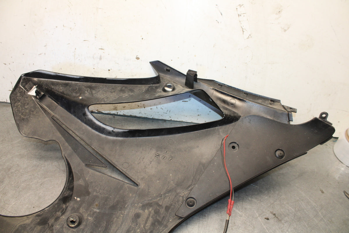 07-08 TRIUMPH DAYTONA 675 LEFT LOWER MID UPPER SIDE FAIRING COWL BB685