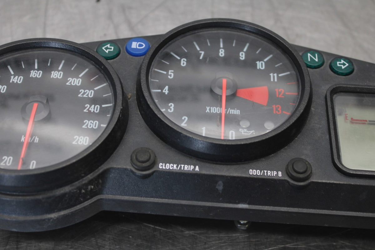 00-05 KAWASAKI NINJA ZX12R SPEEDO TACH GAUGES DISPLAY CLUSTER SPEEDOMETER BB892
