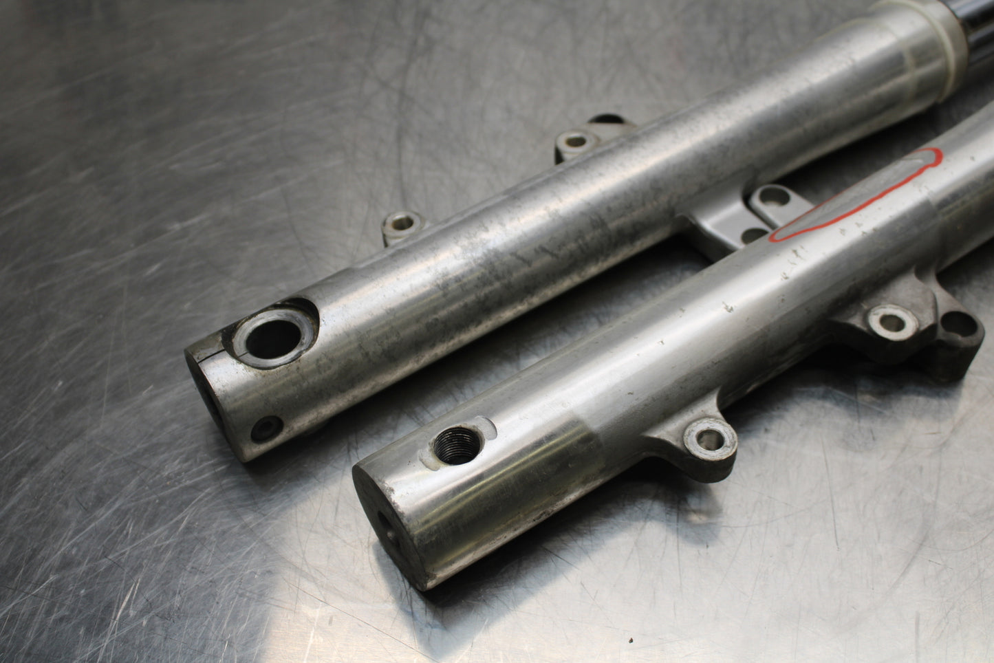 04 YAMAHA ROAD STAR XV1700A FRONT FORKS SHOCK SUSPENSION SET PAIR BB155