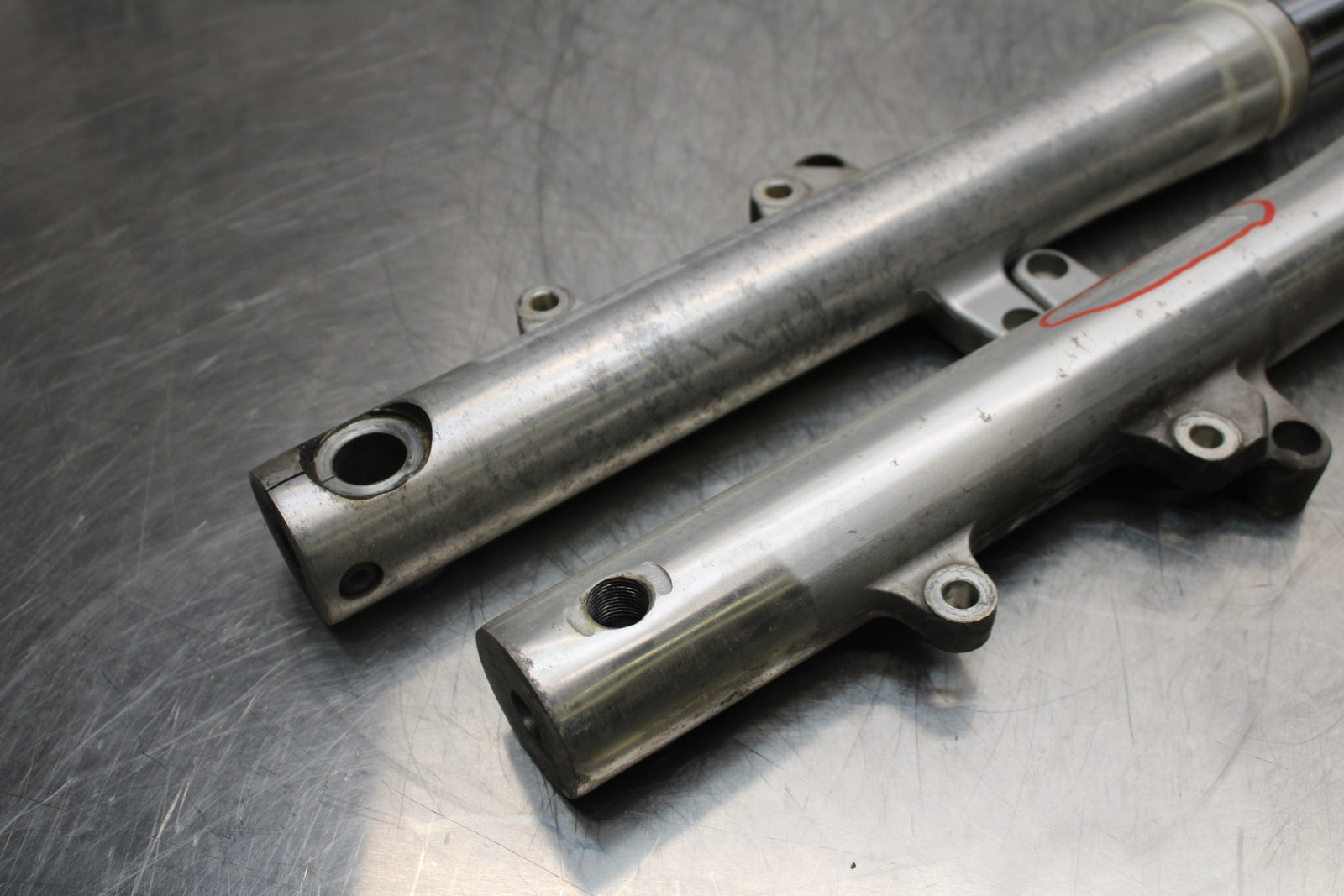 04 YAMAHA ROAD STAR XV1700A FRONT FORKS SHOCK SUSPENSION SET PAIR BB155