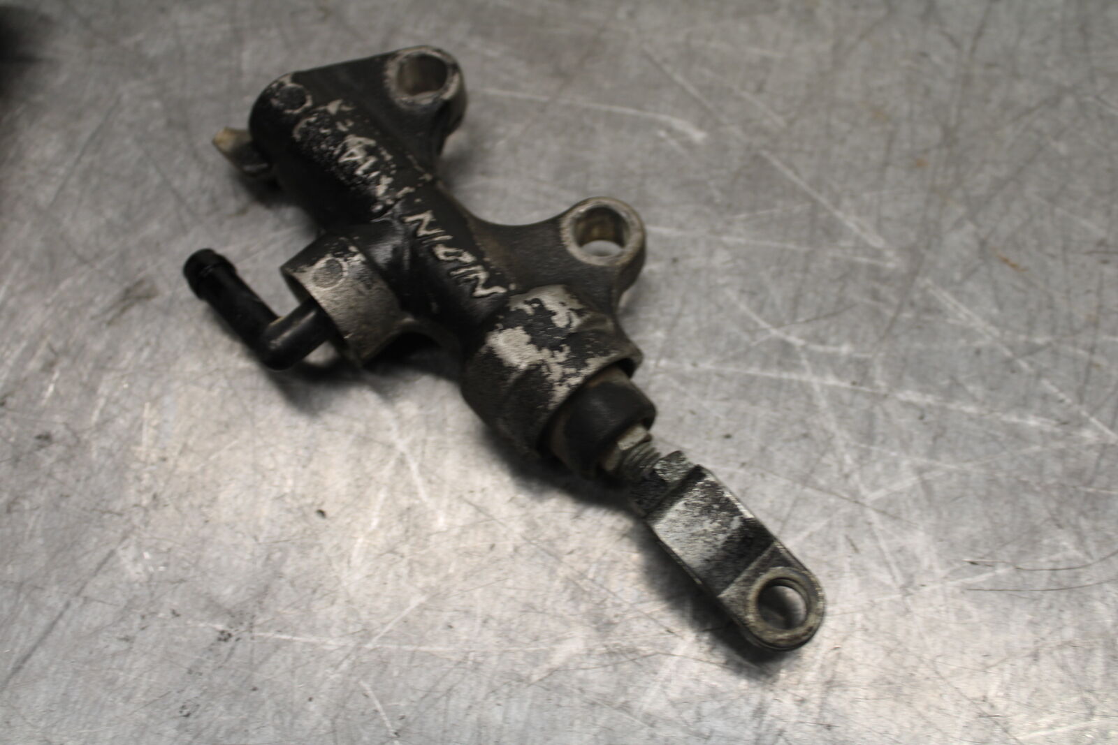 08-18 KAWASAKI KLR650 REAR BACK BRAKE MASTER CYLINDER W RESERVOIR BB707