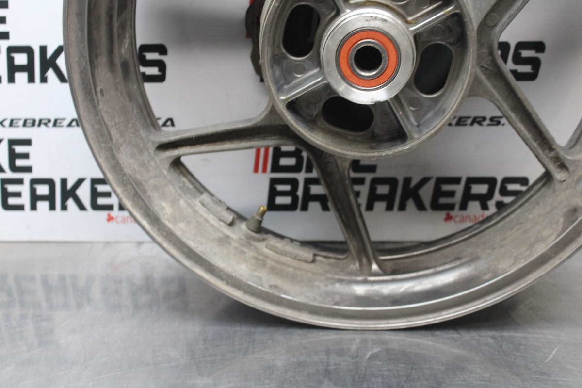 06 KAWASAKI NINJA 650 EX650 REAR WHEEL BACK RIM & ROTOR BB823