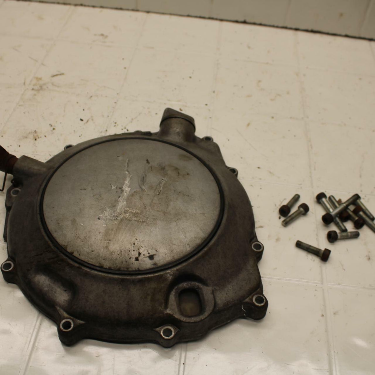 80-83 YAMAHA MAXIM 650 XJ650 CLUTCH SIDE ENGINE MOTOR COVER BB403
