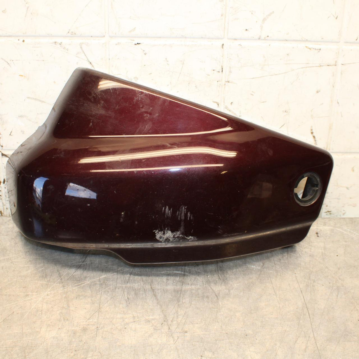 07-08 YAMAHA V STAR 1100 SIDE COVER PANEL COWL FAIRING BB71