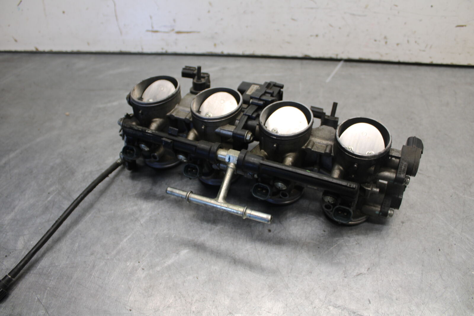 09-12 KAWASAKI NINJA ZX6R MAIN FUEL INJECTORS / THROTTLE BODIES 16163-0128 BB656