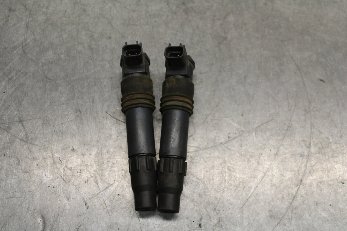07-08 SUZUKI BURGMAN 650 IGNITION COIL SPARK PLUG CAP SET BB123
