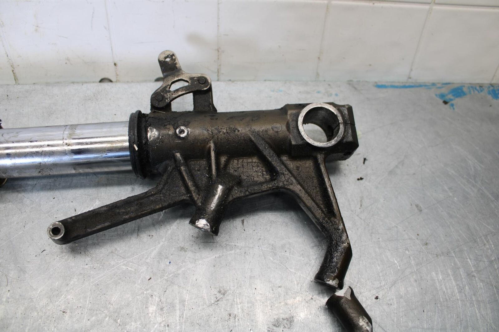 06-07 KAWASAKI NINJA ZX14R FRONT FORKS SHOCK SUSPENSION SET PAIR BB433