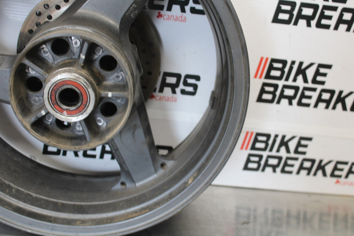 00-05 KAWASAKI NINJA ZX12R REAR WHEEL BACK RIM & ROTOR BB892