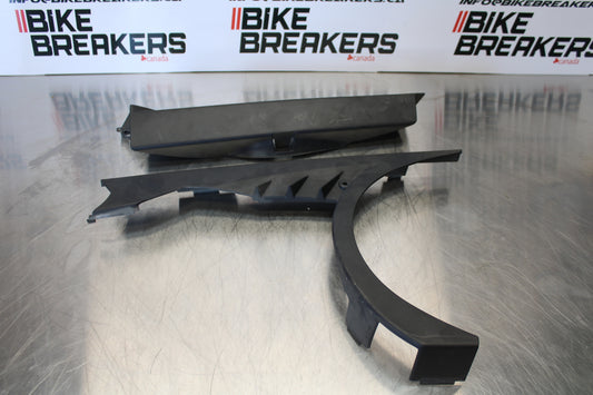 06-12 BMW F800ST REAR BACK DRIVE BELT GUARD COVER SHIELD BB144