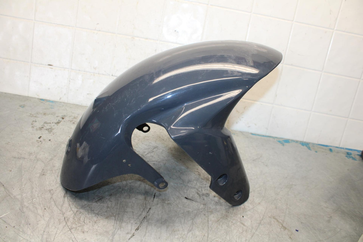 11-21 SUZUKI GSXR750 600 FRONT WHEEL FENDER COWL FAIRING GRAY BB417B