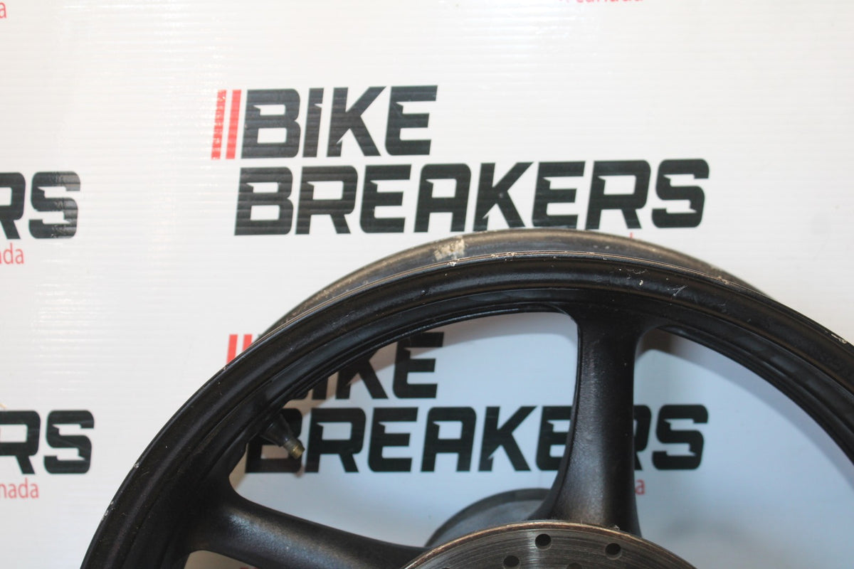 03-04 YAMAHA YZF R6 REAR WHEEL BACK RIM & ROTOR BB890
