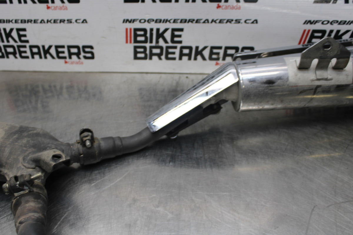 15 SUZUKI GW250F FULL EXHAUST SYSTEM HEADERS PIPE MUFFLER BB789