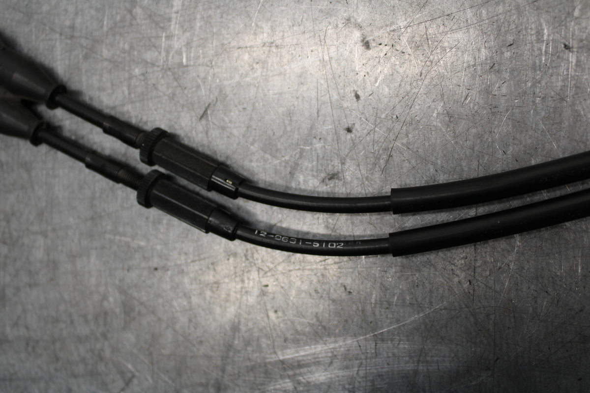 16 KAWASAKI NINJA ZX10R THROTTLE CABLES LINES 54012-0631 BB650