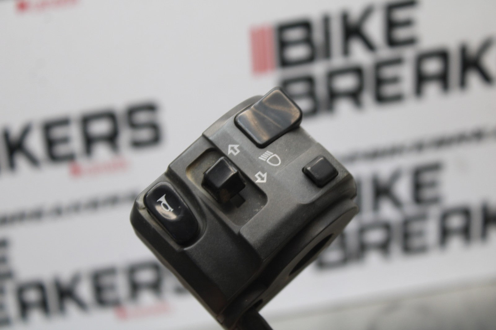 07-08 KAWASAKI NINJA ZX6R LEFT CLIP ON HANDLE HORN SIGNALS SWITCH SWITCHES BB203