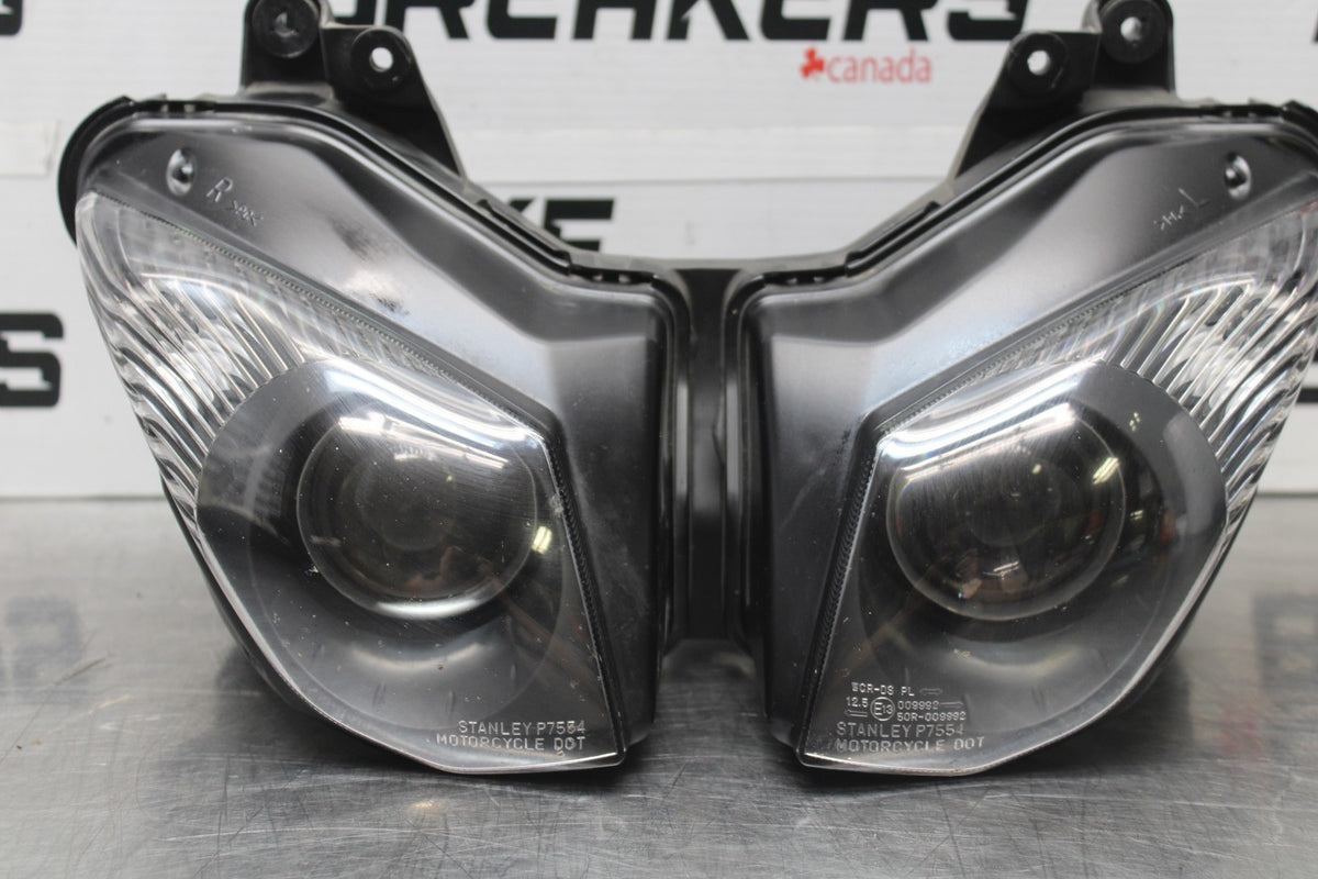 08 KAWASAKI NINJA ZX10R OEM FRONT HEADLIGHT HEAD LIGHT LAMP BB902
