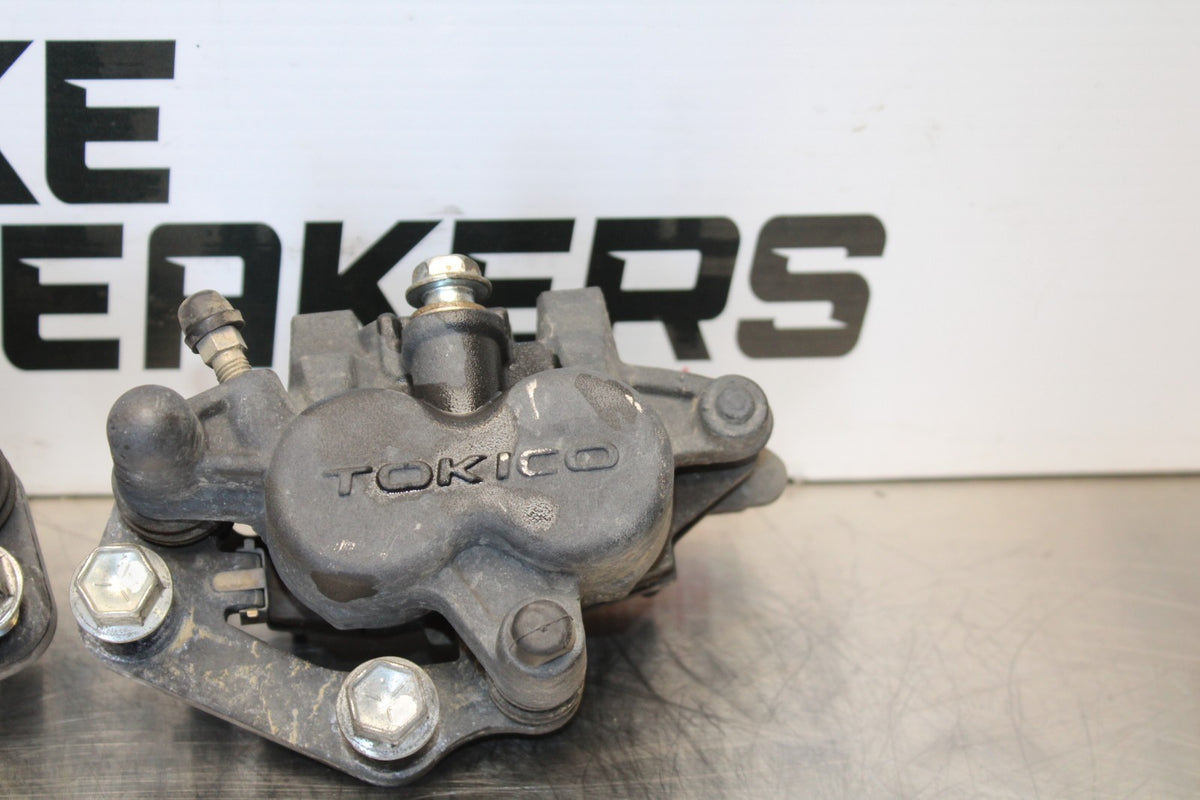 10 SUZUKI SV650 RIGHT LEFT FRONT BRAKE CALIPER SET PAIR CALIPERS BB181