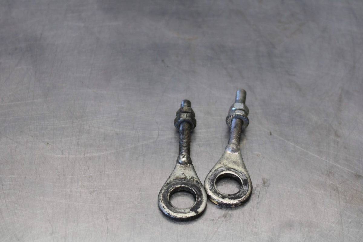 02 KAWASAKI VULCAN 800 VN800B CLASSIC SWINGARM CHAIN TENSIONER ADJUSTMENT BB862