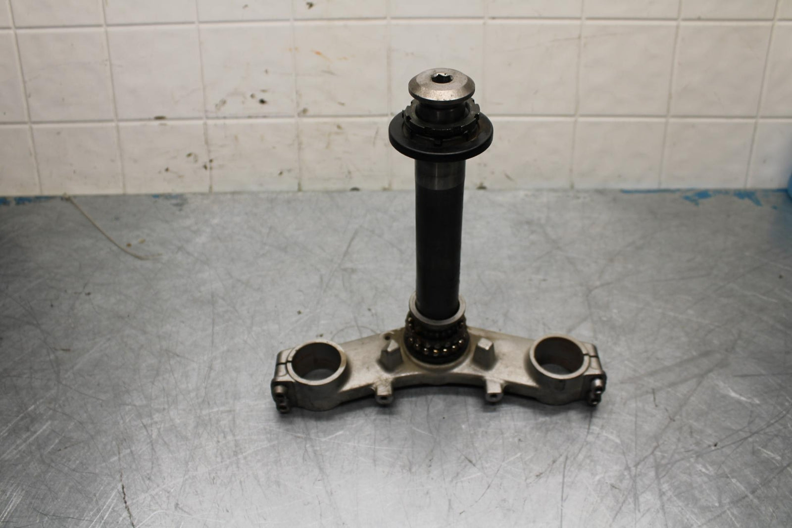 06-07 KAWASAKI NINJA 650R EX650A FRONT FORKS CLAMP LOWER TRIPLE TREE STEM BB446