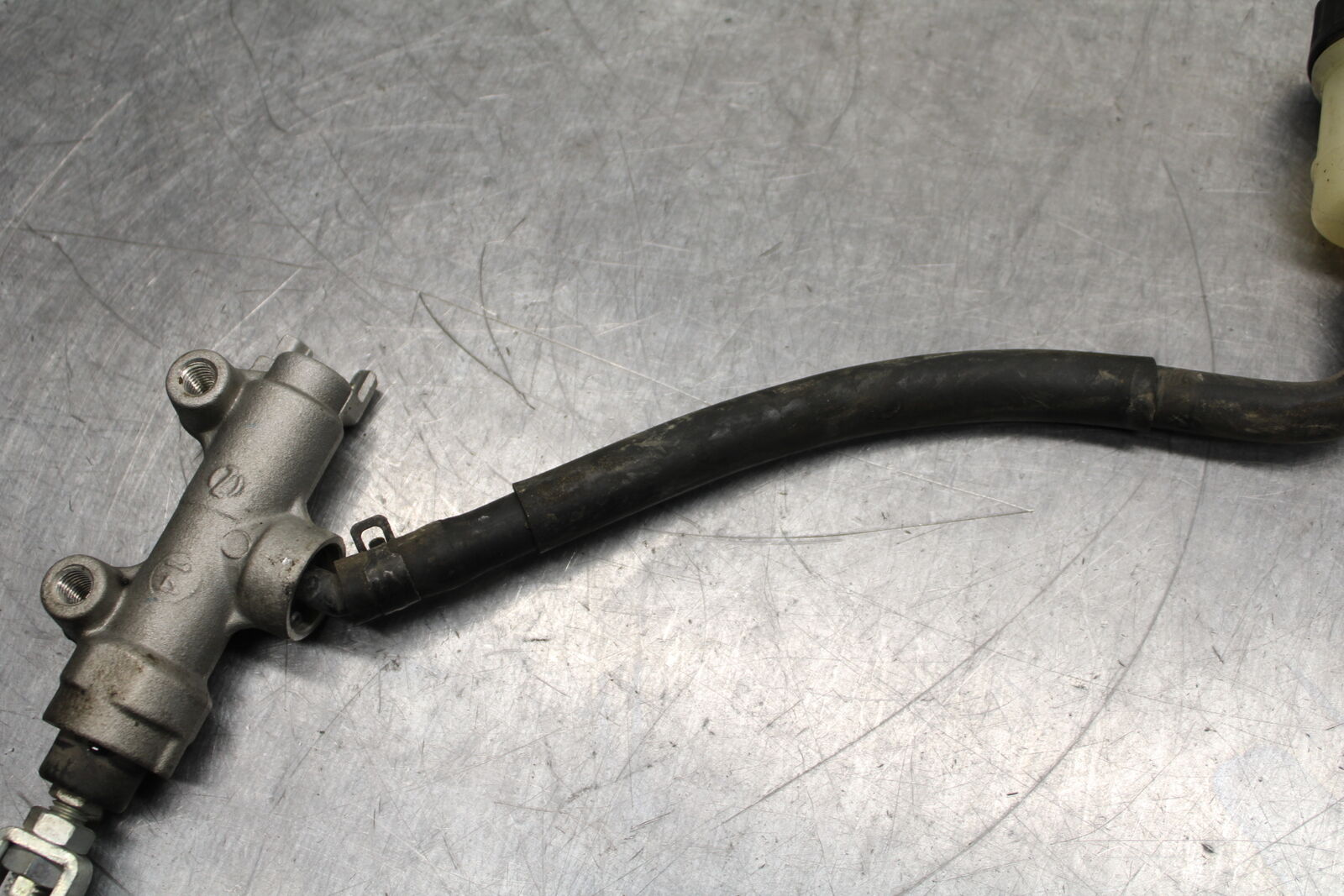 12-13 KAWASAKI Z1000 REAR BACK BRAKE MASTER CYLINDER W RESERVOIR BB743