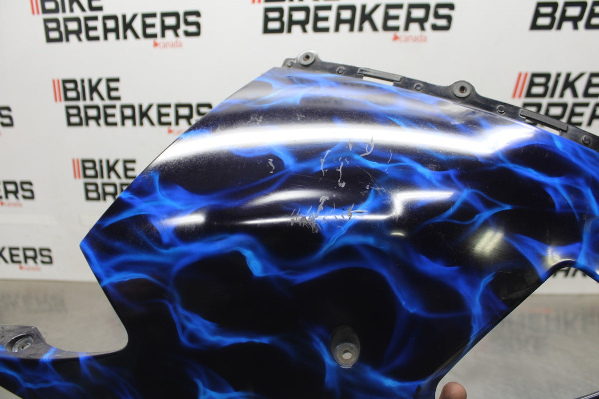 08 KAWASAKI NINJA ZX10R RIGHT LOWER BOTTOM BELLY SIDE FAIRING COWL  BB932