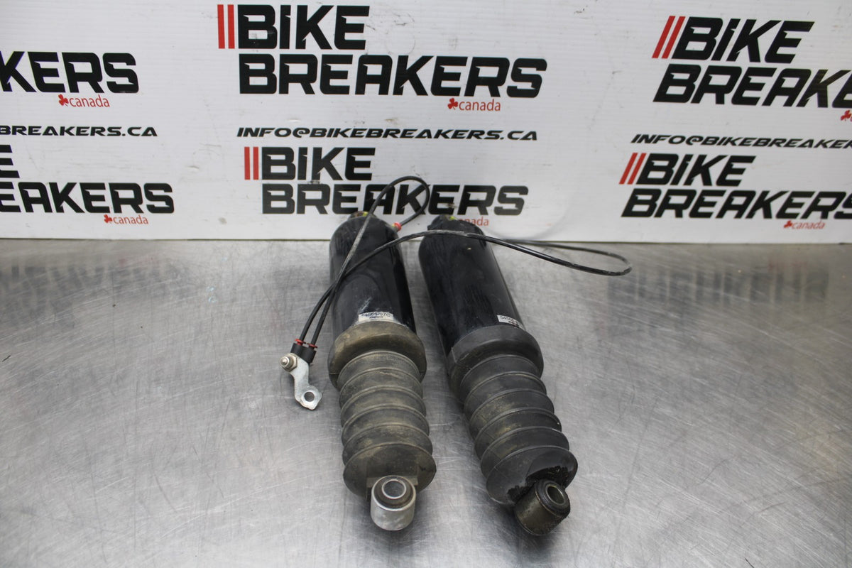 08 HARLEY-DAVIDSON ELECTRA GLIDE POLICE EFI FLHTPI REAR SHOCK ABSORBER SET BB816