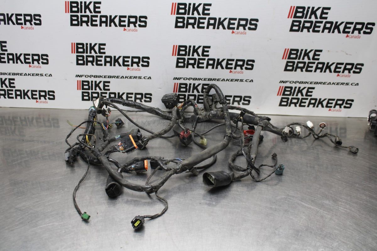 06-07 KAWASAKI NINJA 650R EX650A MAIN ENGINE WIRING HARNESS MOTOR WIRE LOOM BB77