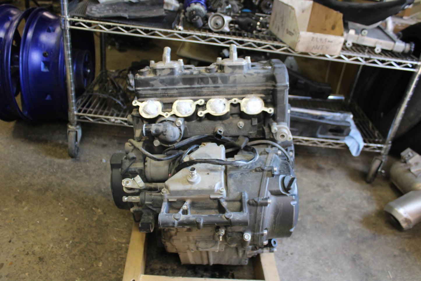 09-15 YAMAHA FZ6R ENGINE MOTOR LOW KM!! BB161
