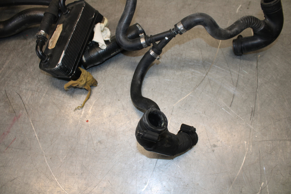 12-13 DUCATI STREETFIGHTER 848 RADIATOR HOSES ENGINE COOLANT WATER PIPES  BB705