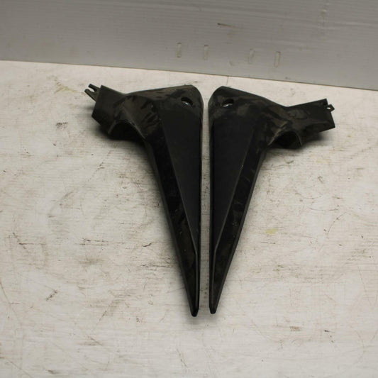 09 YAMAHA FZ6 RIGHT LEFT FRAME MID SIDE COVERS COWLS PANELS TRIM BB295
