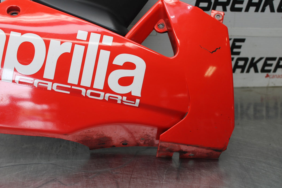15 APRILIA RSV4 FACTORY APRC ABS RIGHT LOWER BOTTOM BELLY SIDE FAIRING BB901
