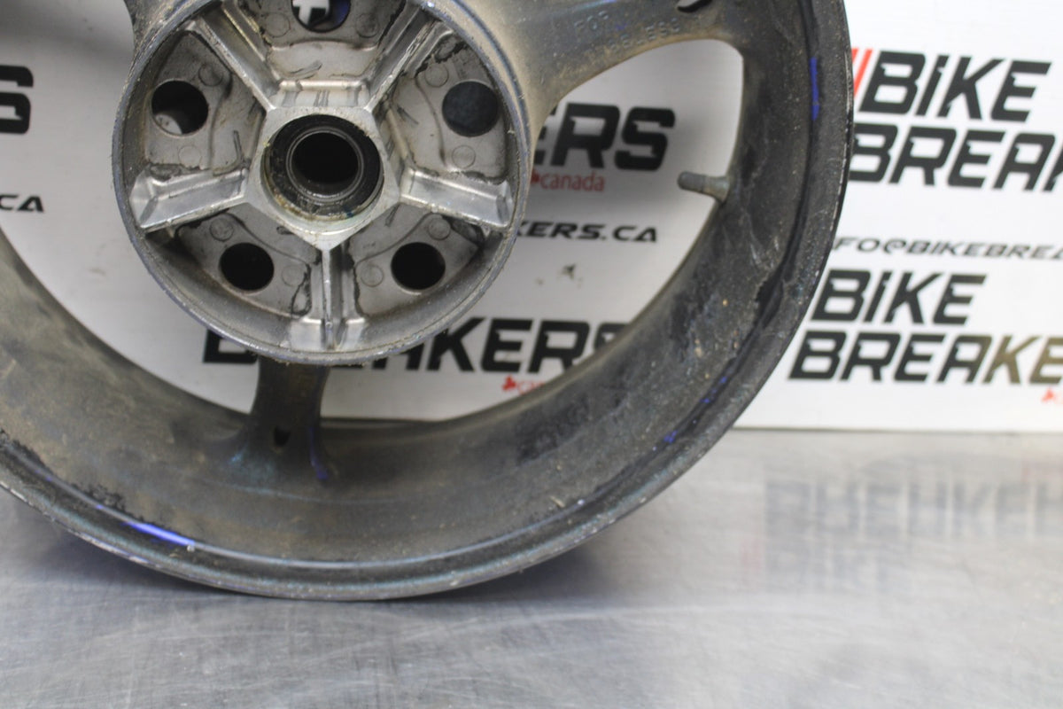 06-07 SUZUKI GSXR600 REAR WHEEL BACK RIM & ROTOR BB836