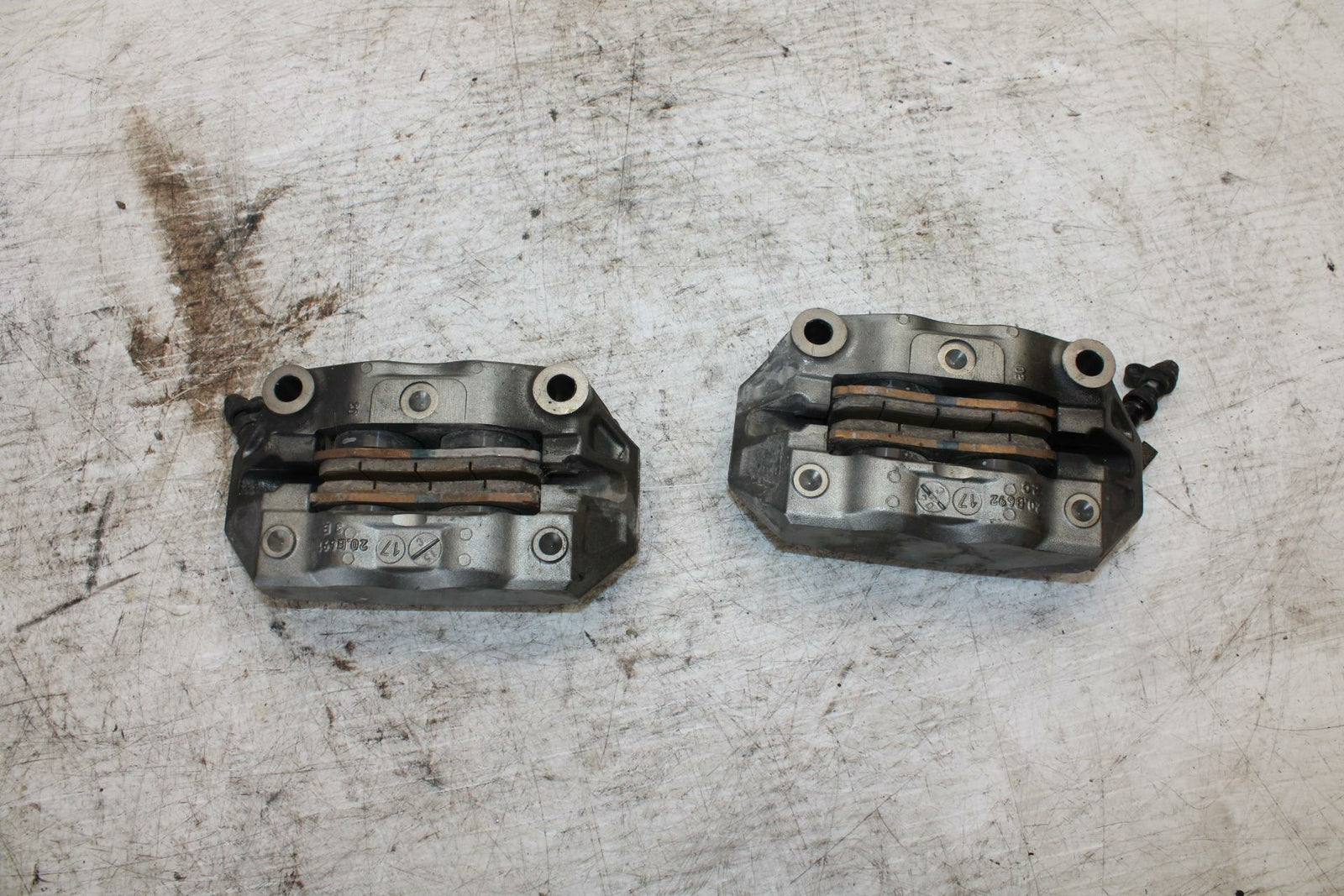 17-20 DUCATI MONSTER 797 BREMBO FRONT BRAKE CALIPER SET PAIR CALIPERS BB309