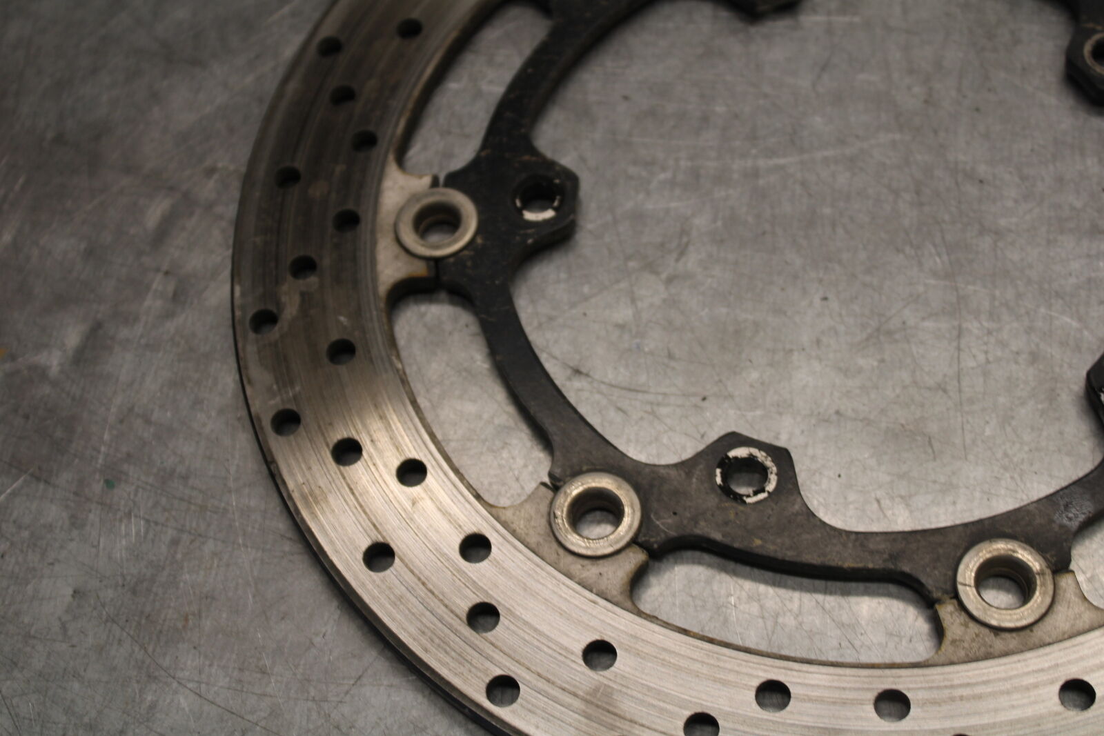 08-09 YAMAHA YZF R6S FRONT LEFT RIGHT BRAKE ROTORS DISCS 5SL-2581T-00-00  BB690