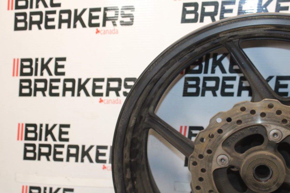 04-05 KAWASAKI NINJA ZX10R REAR WHEEL BACK RIM & ROTOR BB931