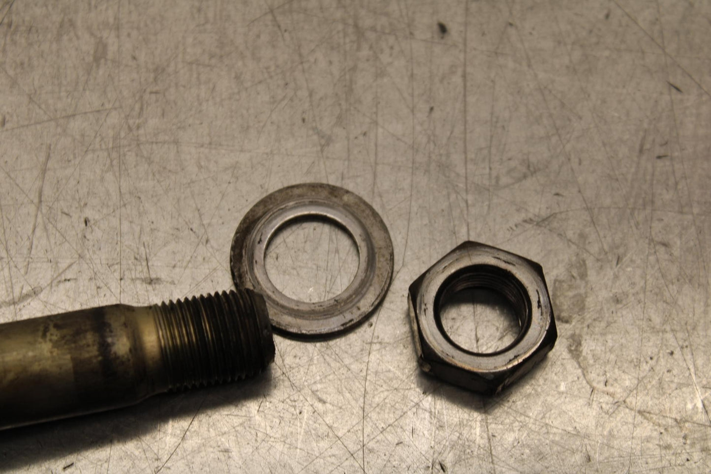 2012 Triumph Daytona 675R REAR AXLE BACK WHEEL RIM PIVOT BOLT AXEL BB589