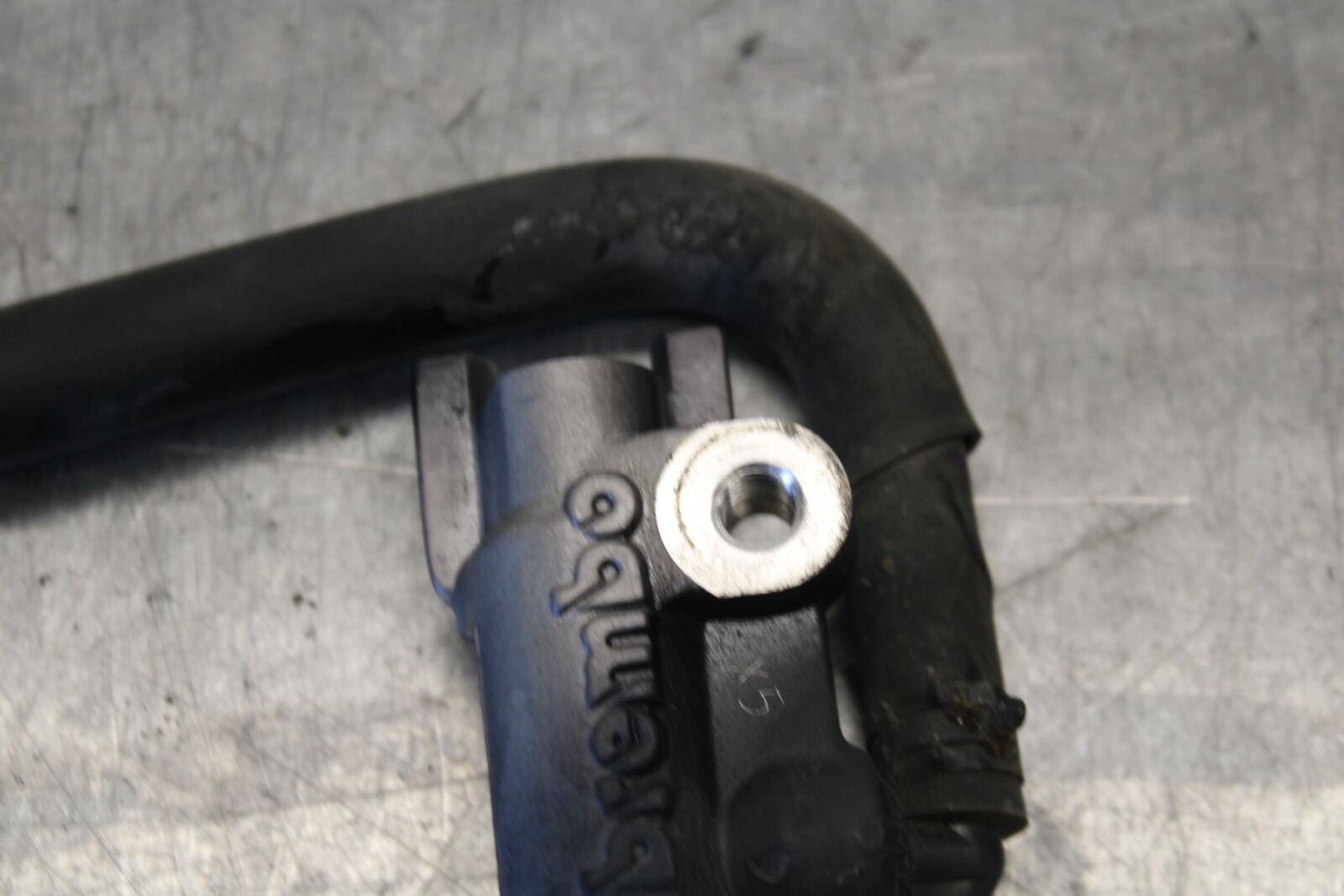 07-09 YAMAHA FZ6 REAR BACK BRAKE MASTER CYLINDER W RESERVOIR BB713